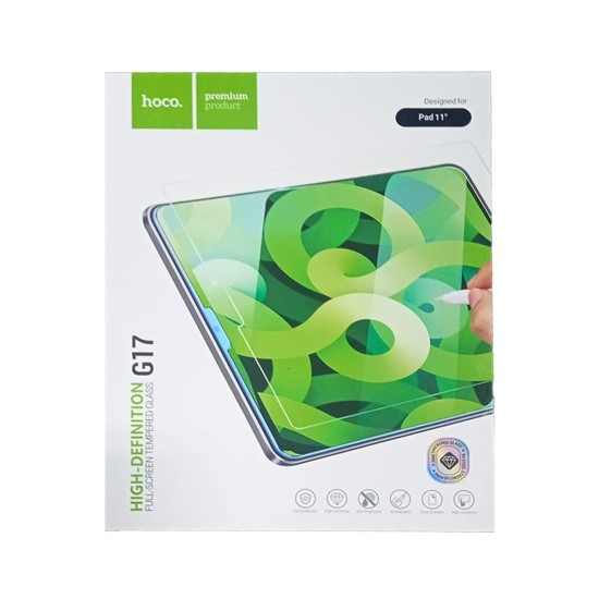 Hoco Full Screen HD Tempered Glass G17 for Apple iPad 11.0" Transparent